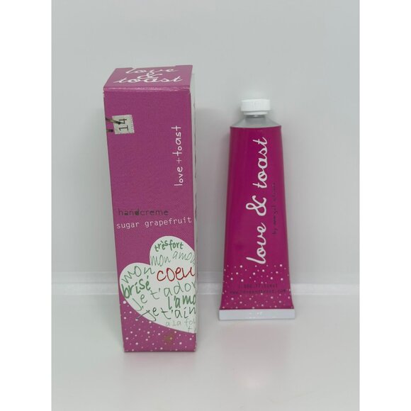 NIB Love & Toast Handcreme – Sugar Grapefruit Scent 1.25 oz by Margot Elena - Picture 1 of 4